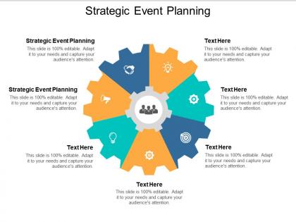 Strategic event planning ppt powerpoint presentation styles visual aids cpb
