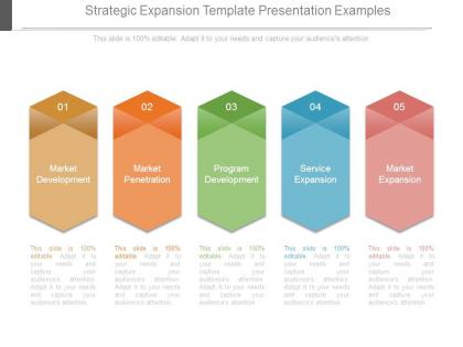 Strategic expansion template presentation examples