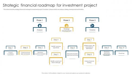 Strategic Financial Roadmap For Investment Project