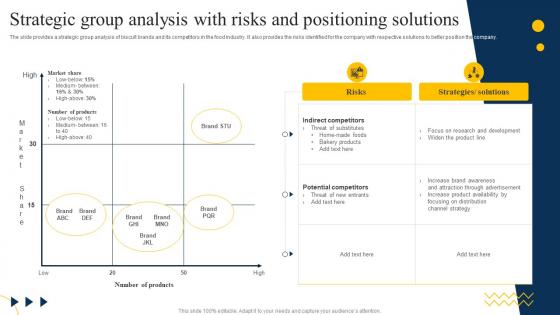 Strategic Group Analysis With Risks And Positioning Solutions