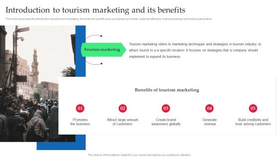 Strategic Guide Of Tourism Marketing Introduction To Tourism Marketing And Its Benefits MKT SS V