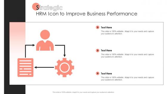 Strategic HRM Icon to Improve Business Performance