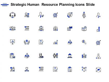Strategic human resource planning icons slide checklist c769 ppt powerpoint presentation icon graphic images
