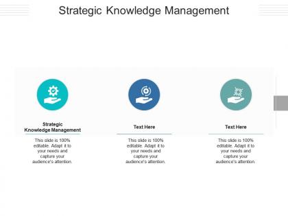 Strategic knowledge management ppt powerpoint presentation icon background images cpb