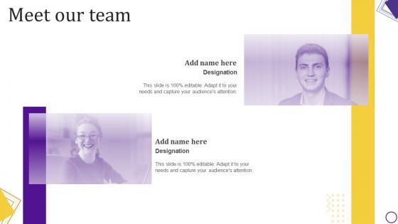 Strategic Leadership Guide Meet Our Team Ppt File Design Ideas