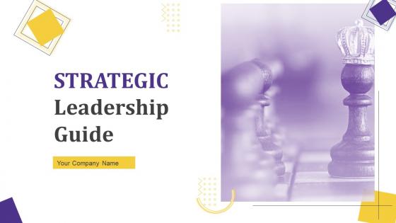 Strategic Leadership Guide Powerpoint Presentation Slides Strategy CD V