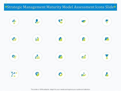 Strategic management maturity model assessment icons slide ppt powerpoint show