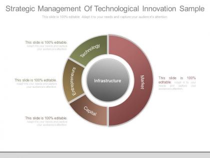 Strategic management of technological innovation sample