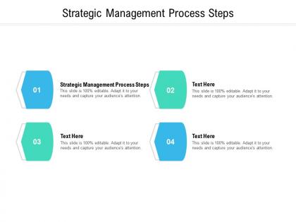 Strategic management process steps ppt powerpoint presentation summary outfit cpb