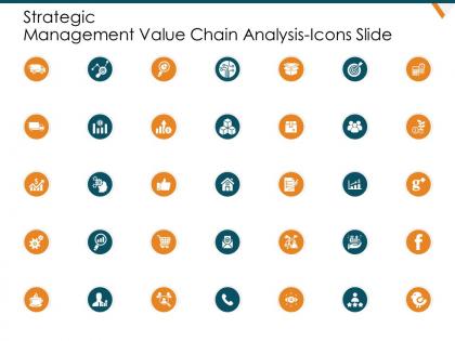 Strategic management value chain analysis icons slide ppt themes