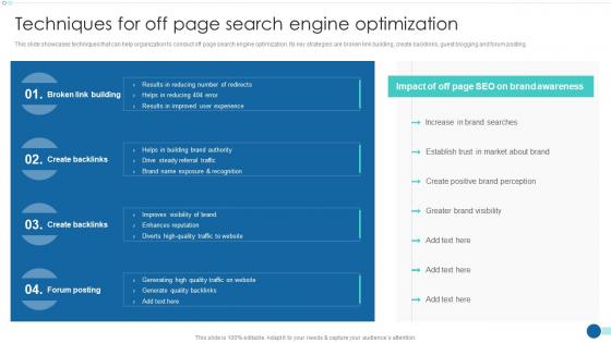 Strategic Marketing Guide Techniques For Off Page Search Engine Optimization