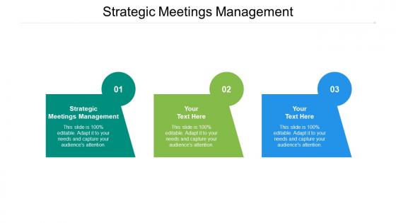 Strategic meetings management ppt powerpoint presentation model objects cpb