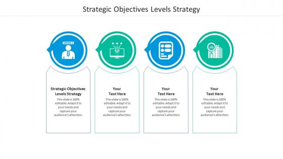 Strategic objectives levels strategy ppt powerpoint presentation infographic template cpb