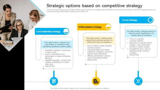 Strategic Options Based On Competitive Strategy Identifying Business Core Competencies Strategy SS V