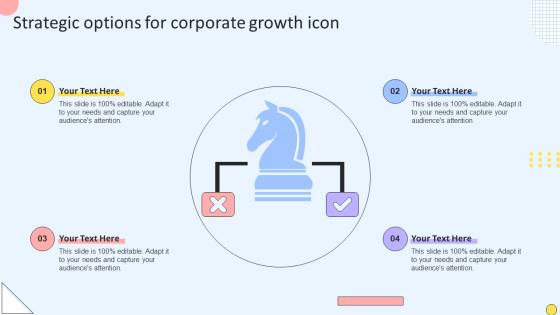 Strategic Options For Corporate Growth Icon