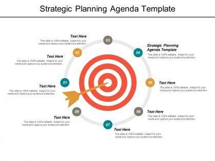 Strategic planning agenda template ppt powerpoint presentation file vector cpb