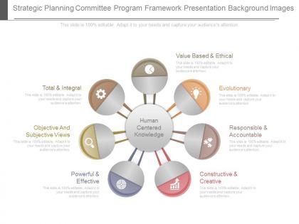 Strategic planning committee program framework presentation background images