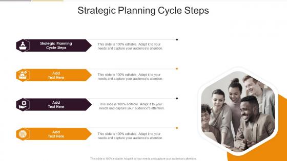 Strategic Planning Cycle Steps In Powerpoint And Google Slides Cpb