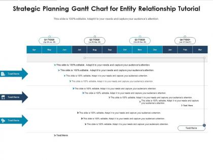 Strategic planning gantt chart for entity relationship tutorial