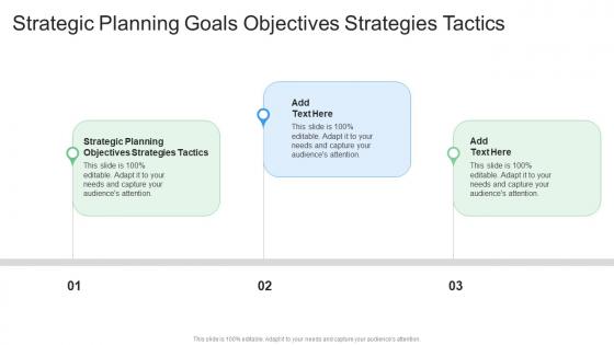 Strategic Planning Goals Objectives Strategies Tactics In Powerpoint And Google Slides Cpb