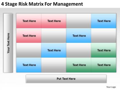 Strategic planning risk matrix for management powerpoint templates ppt backgrounds slides 0618