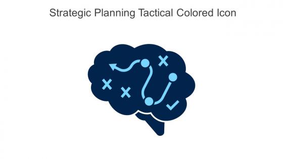 Strategic Planning Tactical Colored Icon In Powerpoint Pptx Png And Editable Eps Format