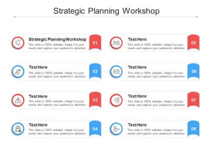 Strategic planning workshop ppt powerpoint presentation summary outline cpb