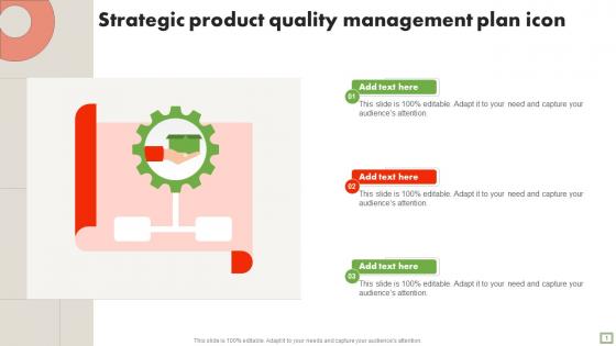 Strategic Product Quality Management Plan Icon