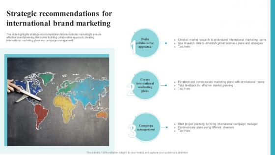Strategic Recommendations For International Brand Marketing