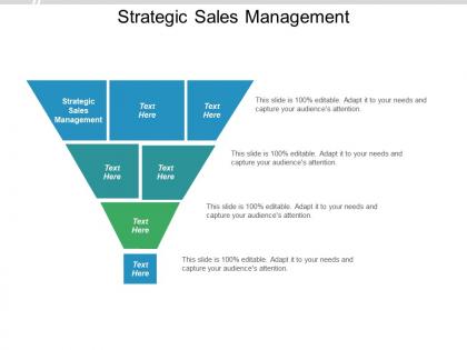 Strategic sales management ppt powerpoint presentation summary deck cpb