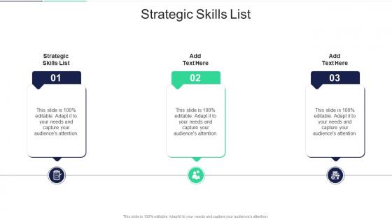 Strategic Skills List In Powerpoint And Google Slides Cpb