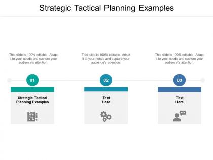 Strategic tactical planning examples ppt powerpoint presentation styles cpb