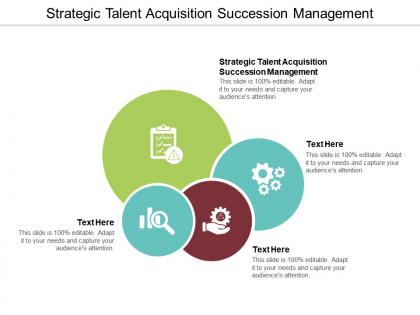 Strategic talent acquisition succession management ppt powerpoint presentation professional topics cpb