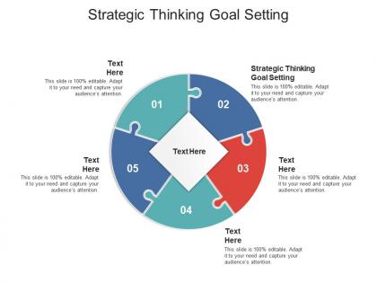 Strategic thinking goal setting ppt powerpoint presentation file rules cpb