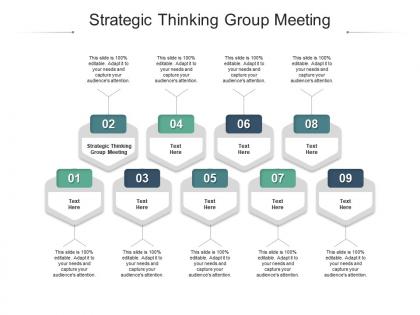 Strategic thinking group meeting ppt powerpoint presentation gallery grid cpb