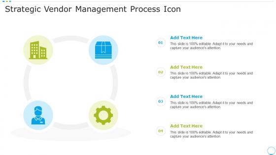 Strategic Vendor Management Process Icon