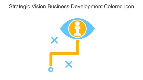 Strategic Vision Business Development Colored Icon In Powerpoint Pptx Png And Editable Eps Format