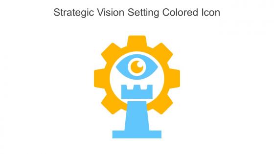 Strategic Vision Setting Colored Icon In Powerpoint Pptx Png And Editable Eps Format