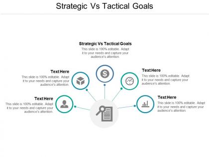 Strategic vs tactical goals ppt powerpoint presentation professional slideshow cpb