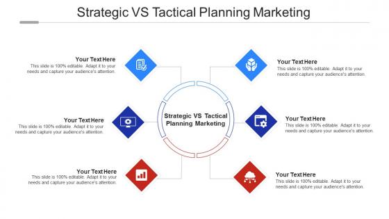 Strategic VS Tactical Planning Marketing Ppt Powerpoint Presentation Inspiration Graphic Tips Cpb