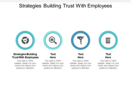 Strategies building trust with employees ppt powerpoint presentation pictures templates cpb