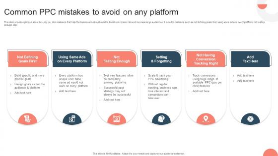 Strategies For Adopting PPC Common PPC Mistakes To Avoid On Any Platform MKT SS V