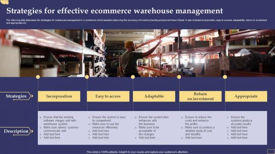 Strategies For Effective Ecommerce Warehouse Management