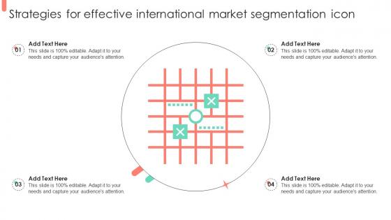 Strategies For Effective International Market Segmentation Icon