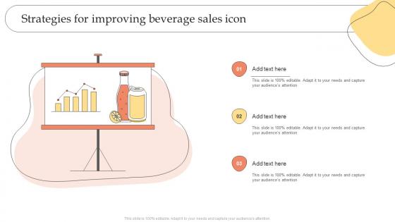 Strategies For Improving Beverage Sales Icon