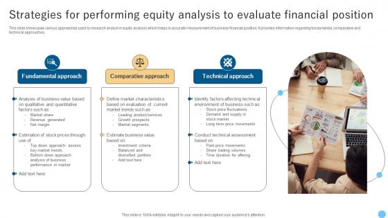 Strategies For Performing Equity Analysis To Evaluate Financial Position