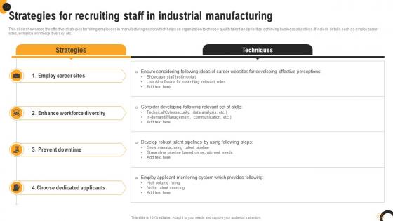 Strategies For Recruiting Staff In Industrial Manufacturing