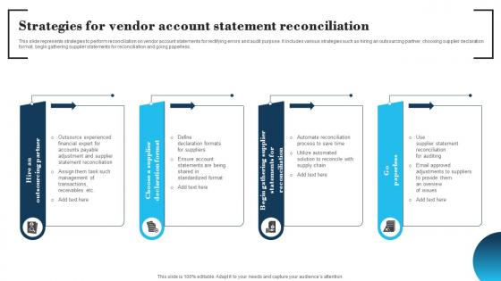 Strategies For Vendor Account Statement Reconciliation