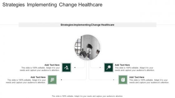 Strategies Implementing Change Healthcare In Powerpoint And Google Slides Cpb