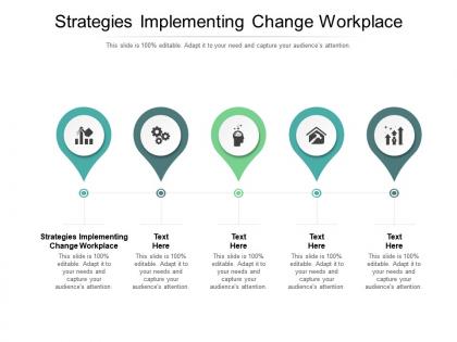 Strategies implementing change workplace ppt powerpoint presentation styles show cpb